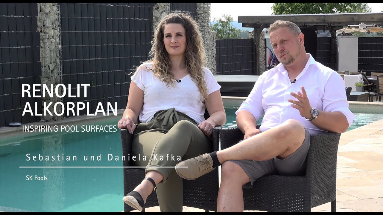 Daniela und Sebastian Kafka von SK Pools im Interview mit RENOLIT ALKORPLAN
